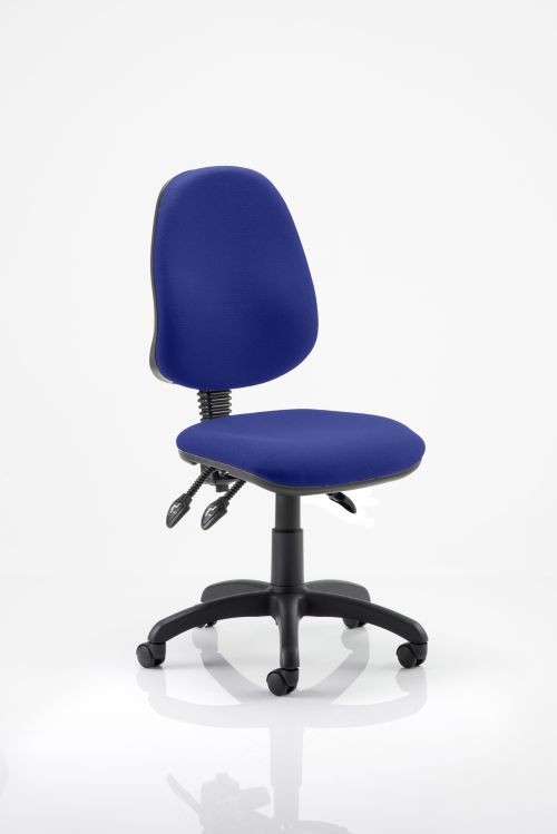 Eclipse III Lever Task Operator Chair Bespoke Colour Admiral Blue
