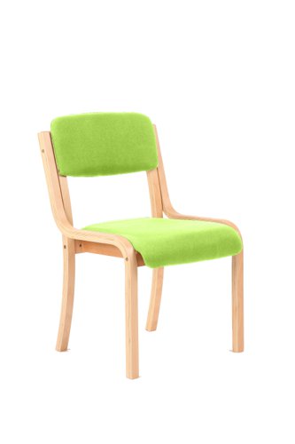 Madrid No Arms Bespoke Colour Myrrh Green Visitors Chairs KCUP0394