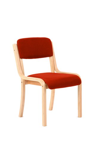 Madrid No Arms Bespoke Colour Tabasco Orange Visitors Chairs KCUP0396