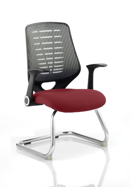 Relay Cantilever Bespoke Colour Silver Back Maroon