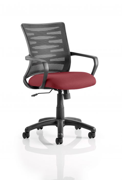 Vortex Task Operator Chair Mesh Back Bespoke Seat Ginseng Chilli KCUP0606