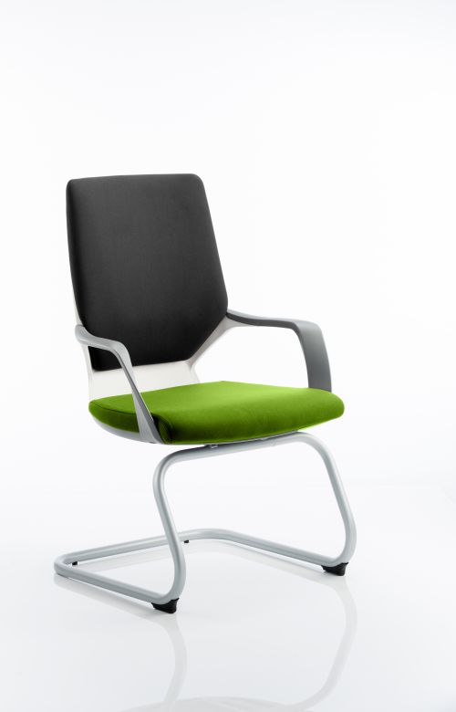 Xenon Visitor White Shell Bespoke Colour Seat myrrh Green