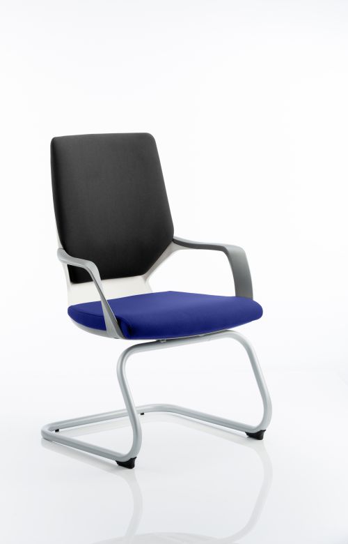 Xenon Visitor White Shell Bespoke Colour Seat Stevia Blue