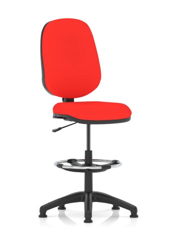 Eclipse Plus I Lever Task Operator Chair Bergamot Cherry Fully Bespoke Colour With High Rise Draughtsman Kit