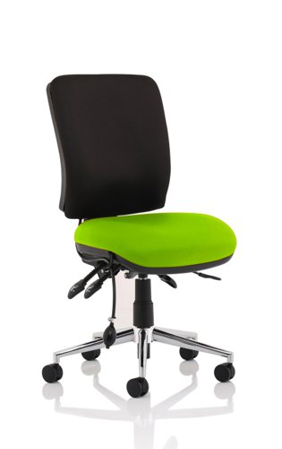 Chiro Medium Back Bespoke Colour Seat Myrrh Green No Arms Dynamic