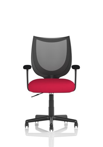 Camden Black Mesh Chair in Bergamot Cherry KCUP1520