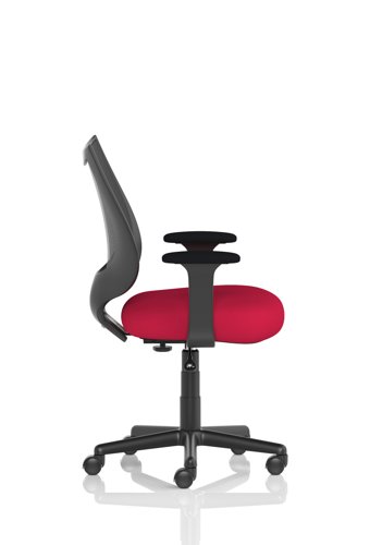Camden Black Mesh Chair in Bergamot Cherry KCUP1520