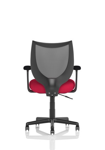 Camden Black Mesh Chair in Bergamot Cherry KCUP1520