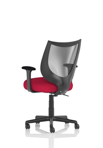 Camden Black Mesh Chair in Bergamot Cherry KCUP1520