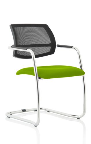Swift Cantilever Bespoke Colour Myrrh Green Visitors Chairs KCUP1631