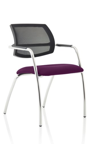 Swift Visitor (Straight Leg) Bespoke Colour Tansy Purple Visitors Chairs KCUP1643
