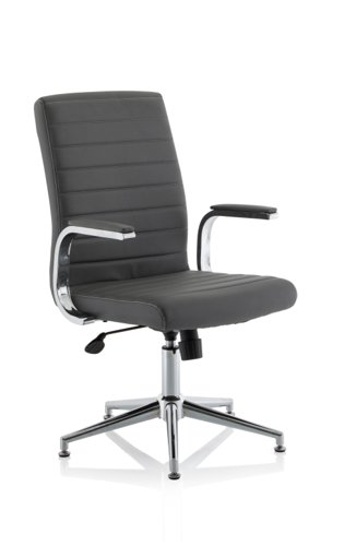 Ezra Executive Leather Chair Grey EX000245  82209DY