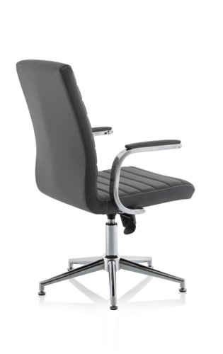 Ezra Executive Grey Leather Chair