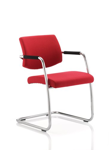 KCUP2040 | Make the right impression in your boardroom or meeting room. Soft leather and strong cantilever frame with padded arms it is affordable yet sleek and modern. 