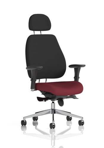 KCUP2062 Chiro Plus Bespoke Colour Seat Ginseng Chilli With Headrest