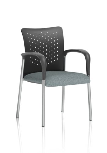 Academy Visitor With Arms Nylon Back Bespoke Colour Seat Rivet Tensile