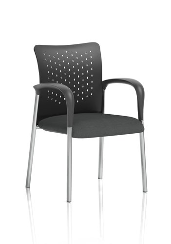 Academy Visitor With Arms Nylon Back Bespoke Colour Seat Quest Mussel