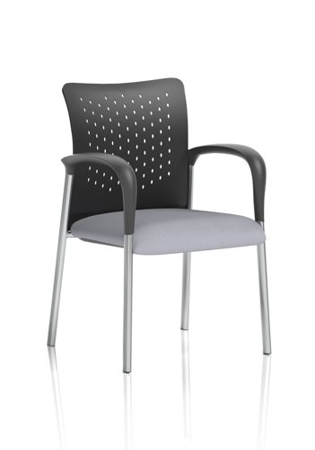 Academy Visitor With Arms Nylon Back Bespoke Colour Seat Quest Shell