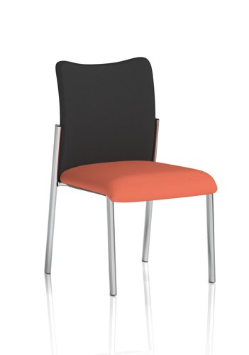 Academy Visitor Without Arms Black Fabric Back Bespoke Colour Seat Quest Crab