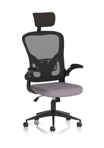 Ace Executive Mesh Chair With Folding Arms Bespoke Colour Seat Rivet Fuse