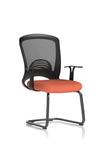 Astro Visitor Cantilever Leg Mesh Chair Bespoke Colour Seat Quest Crab