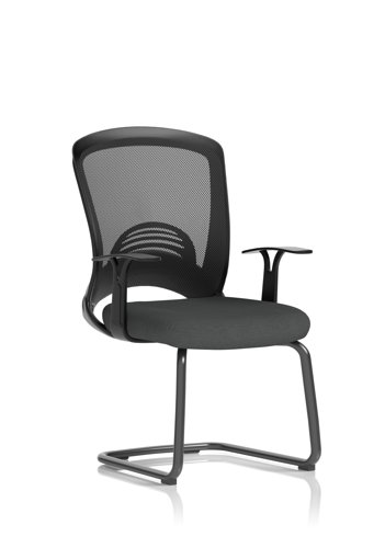 Astro Visitor Cantilever Leg Mesh Chair Bespoke Colour Seat Quest Mussel