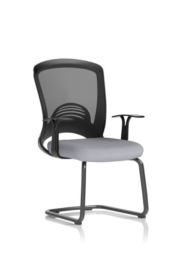 Astro Visitor Cantilever Leg Mesh Chair Bespoke Colour Seat Quest Shell