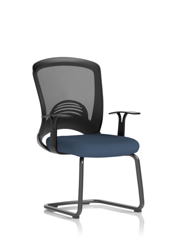 Astro Visitor Cantilever Leg Mesh Chair Bespoke Colour Seat Quest Whelk