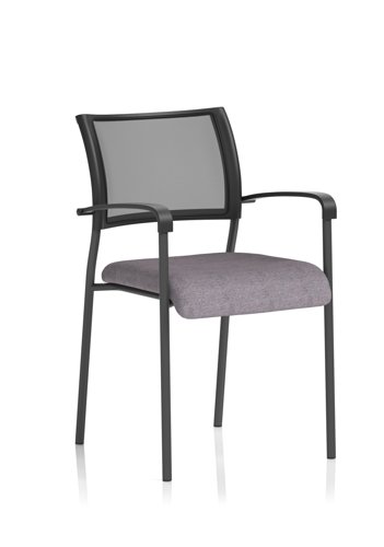 Brunswick Black Frame With Arms Bespoke Colour Seat Rivet Fuse