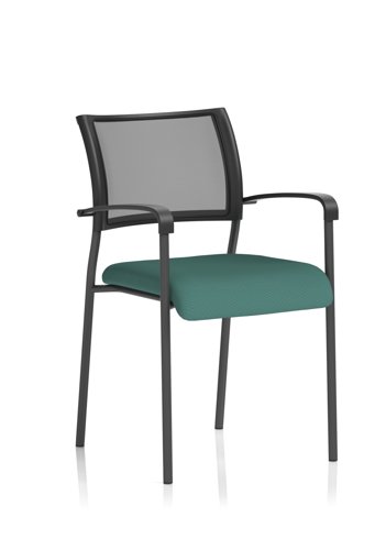 Brunswick Black Frame With Arms Bespoke Colour Seat Quest Kelp
