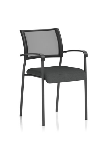 Brunswick Black Frame With Arms Bespoke Colour Seat Quest Mussel