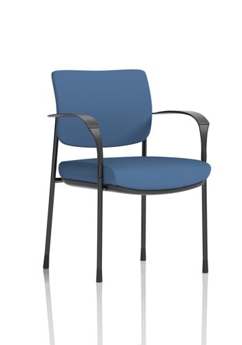 Brunswick Deluxe With Arms Black Frame Bespoke Colour Back And Seat Quest Limpet