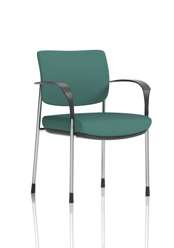 Brunswick Deluxe With Arms Chrome Frame Bespoke Colour Back And Seat Quest Kelp