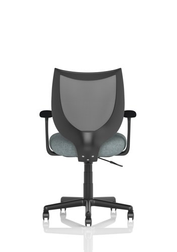 Camden Black Mesh Chair Bespoke Colour Seat Rivet Tensile