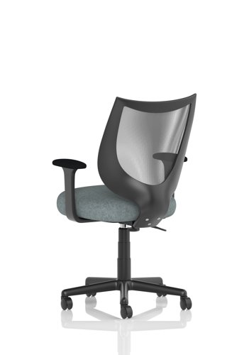 Camden Black Mesh Chair Bespoke Colour Seat Rivet Tensile