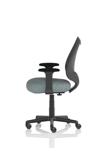 Camden Black Mesh Chair Bespoke Colour Seat Rivet Tensile