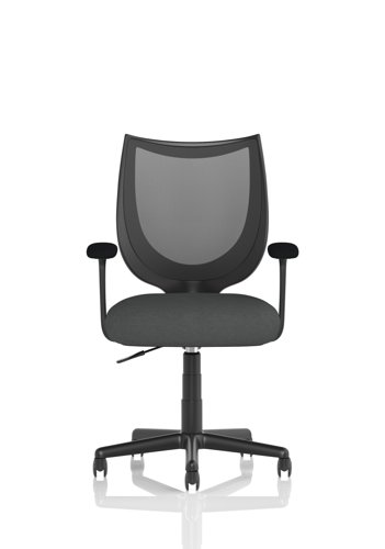 Camden Black Mesh Chair Bespoke Colour Seat Quest Mussel
