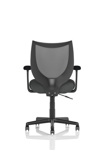 Camden Black Mesh Chair Bespoke Colour Seat Quest Mussel