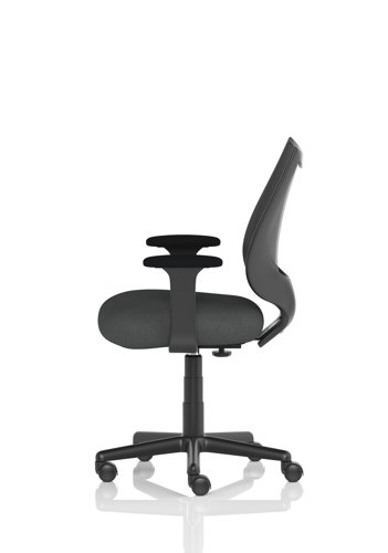 Camden Black Mesh Chair Bespoke Colour Seat Quest Mussel