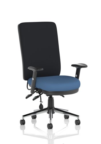 Chiro High Back With Height Adjustable Arms Bespoke Colour Seat Quest Limpet