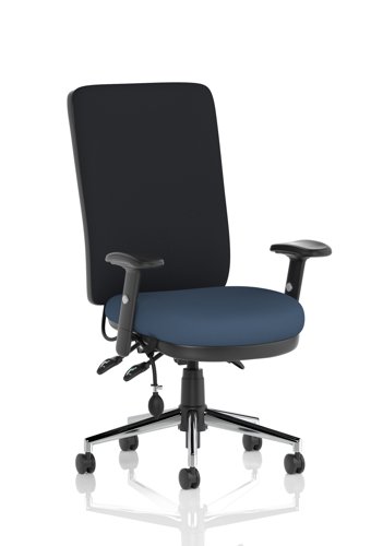 Chiro High Back With Height Adjustable Arms Bespoke Colour Seat Quest Whelk
