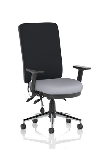 Chiro High Back With Height Adjustable And Folding Arms Bespoke Colour Seat Quest Shell