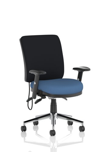 Chiro Medium Back With Height Adjustable Arms Bespoke Colour Seat Quest Limpet