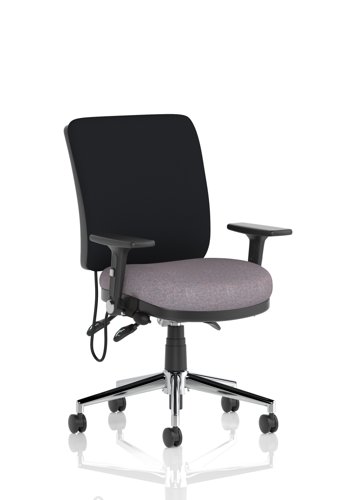 Chiro Medium Back With Height Adjustable And Folding Arms Bespoke Colour Seat Rivet Fuse