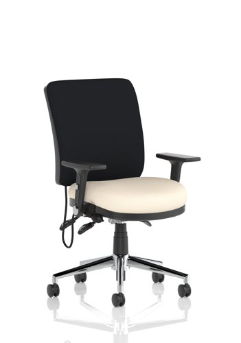 Chiro Medium Back With Height Adjustable And Folding Arms Bespoke Colour Seat Quest Salt