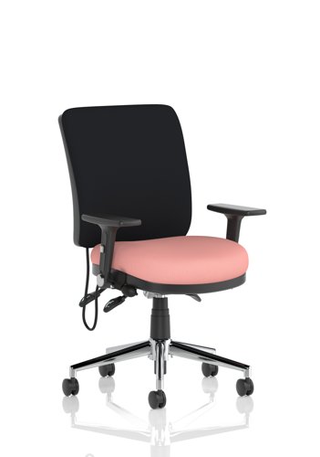 Chiro Medium Back With Height Adjustable And Folding Arms Bespoke Colour Seat Quest Shrimp