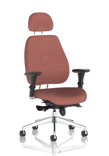 Chiro Plus With Headrest Bespoke Colour Back And Seat Rivet Forge