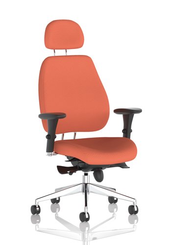 Chiro Plus With Headrest Bespoke Colour Back And Seat Quest Crab