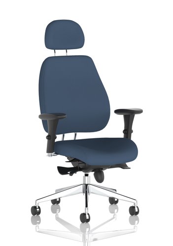Chiro Plus With Headrest Bespoke Colour Back And Seat Quest Whelk