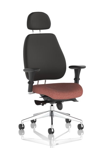 Chiro Plus With Headrest Bespoke Colour Seat Rivet Forge